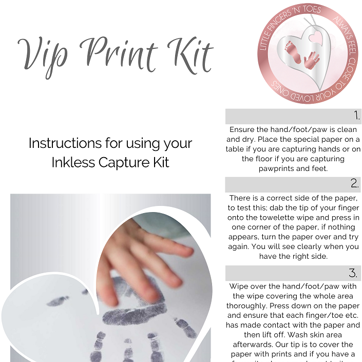 Inkless sales handprint paper